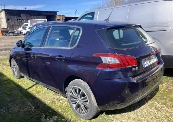 Peugeot 308 cena 24900 przebieg: 85374, rok produkcji 2016 z Syców małe 137